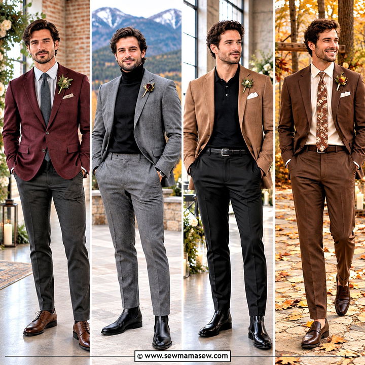 15 Casual Groom Attire Fall Ideas: Charming Wedding Looks