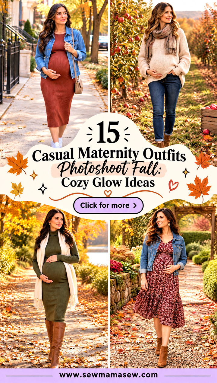15 Casual Maternity Outfits Photoshoot Fall Cozy Glow Ideas - 15 Casual Maternity Outfits Photoshoot Fall: Cozy Glow Ideas