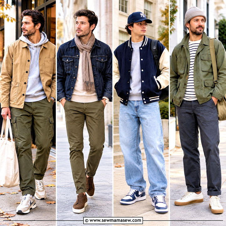 15 Casual Men Fall Outfits Street Styles: Fresh City Looks