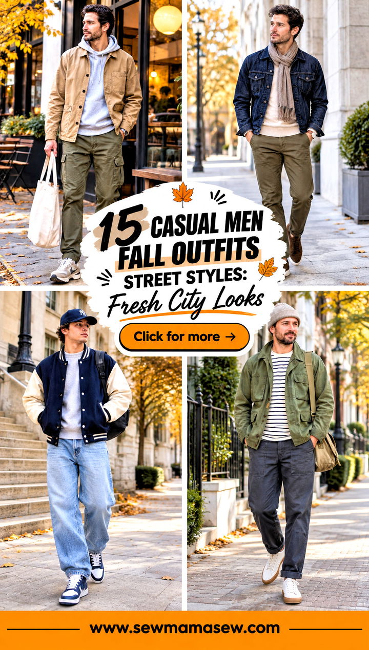 15 Casual Men Fall Outfits Street Styles Fresh City Looks - 15 Casual Men Fall Outfits Street Styles: Fresh City Looks