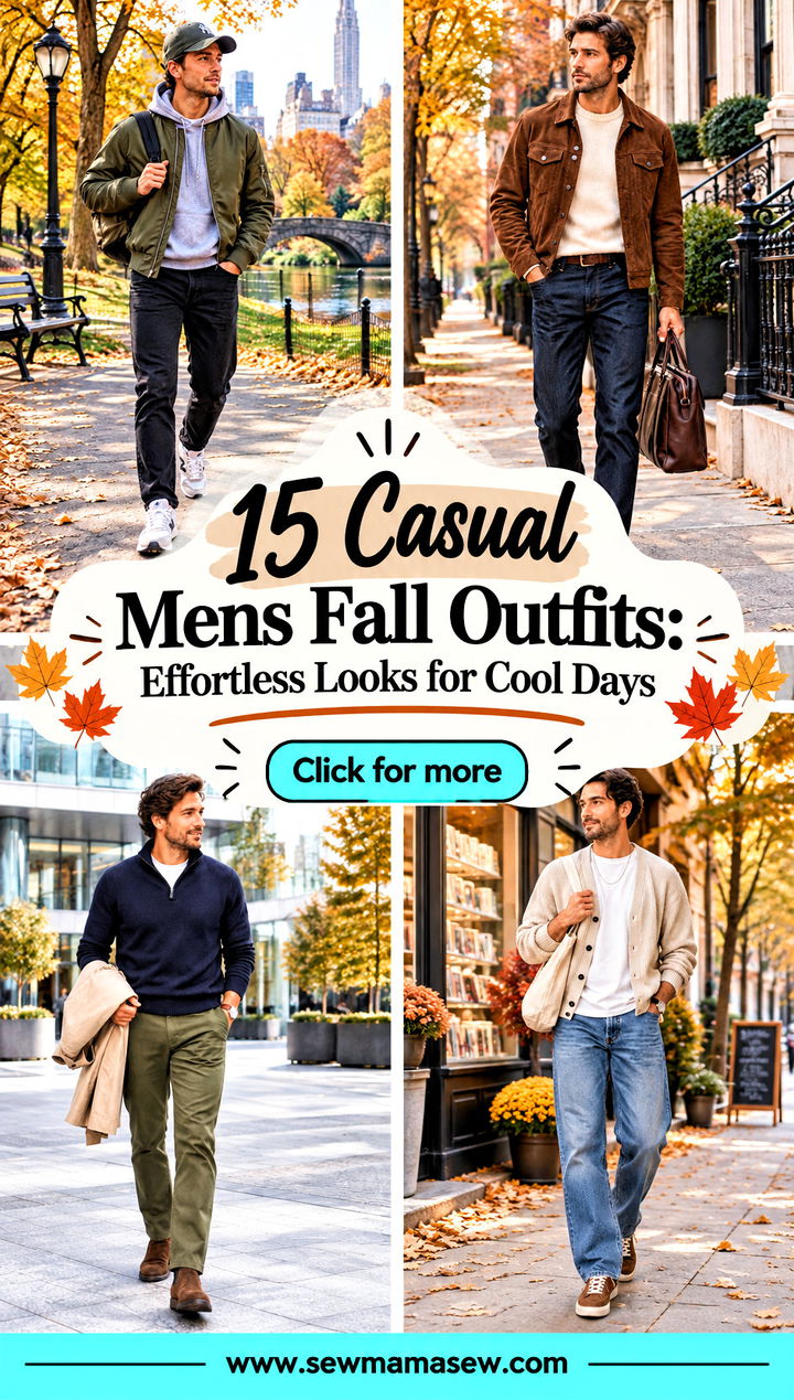 15 Casual Mens Fall Outfits Effortless Looks for Cool Days - 15 Casual Mens Fall Outfits: Effortless Looks for Cool Days