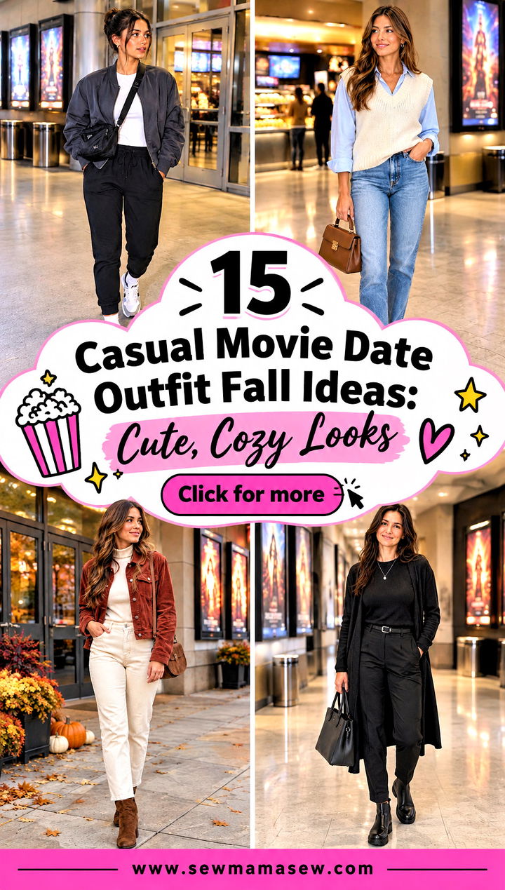 15 Casual Movie Date Outfit Fall Ideas Cute Cozy Looks - 15 Casual Movie Date Outfit Fall Ideas: Cute, Cozy Looks