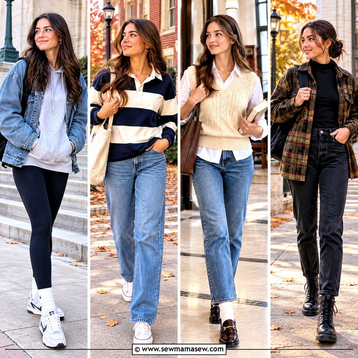 15 Casual School Fall Outfits: Comfy Looks for Busy Class Days