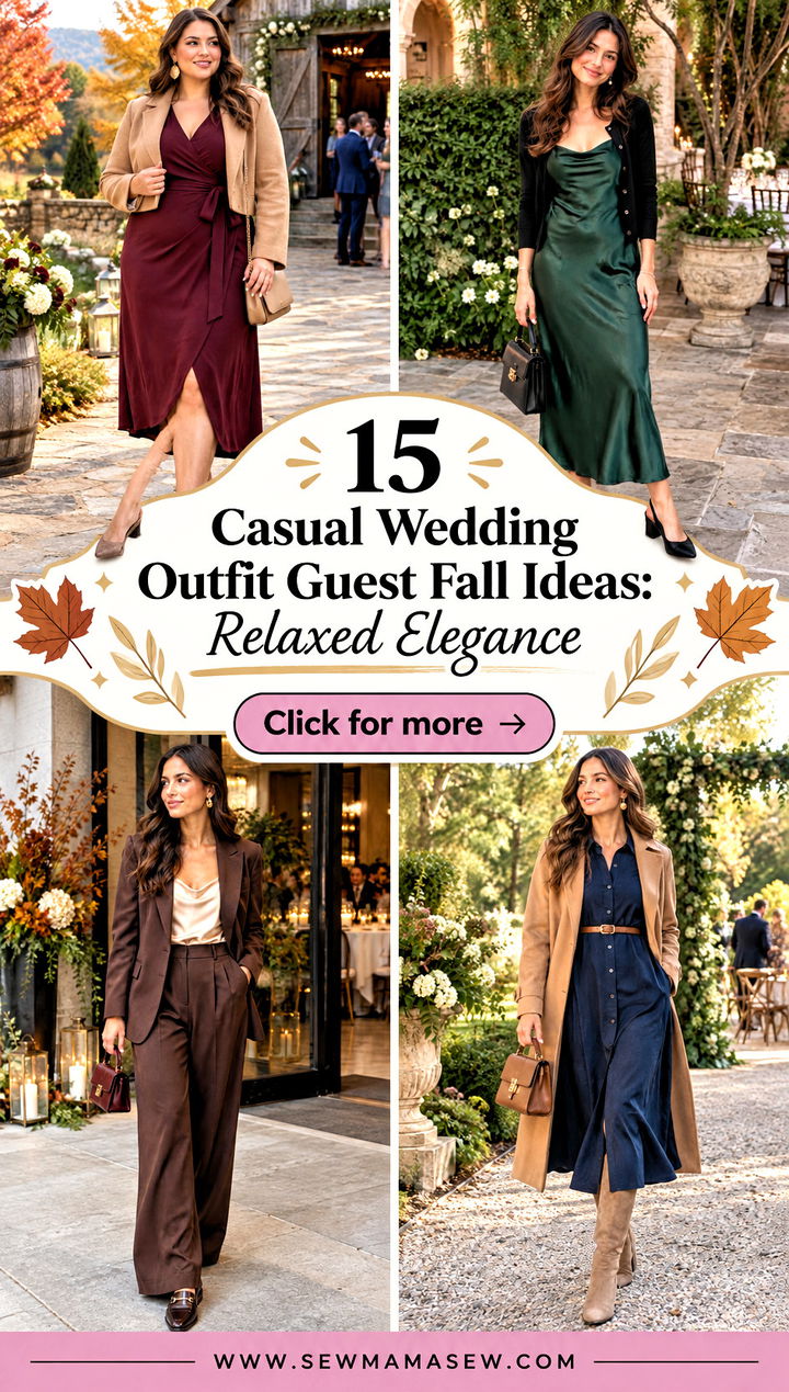 15 Casual Wedding Outfit Guest Fall Ideas Relaxed Elegance - 15 Casual Wedding Outfit Guest Fall Ideas: Relaxed Elegance