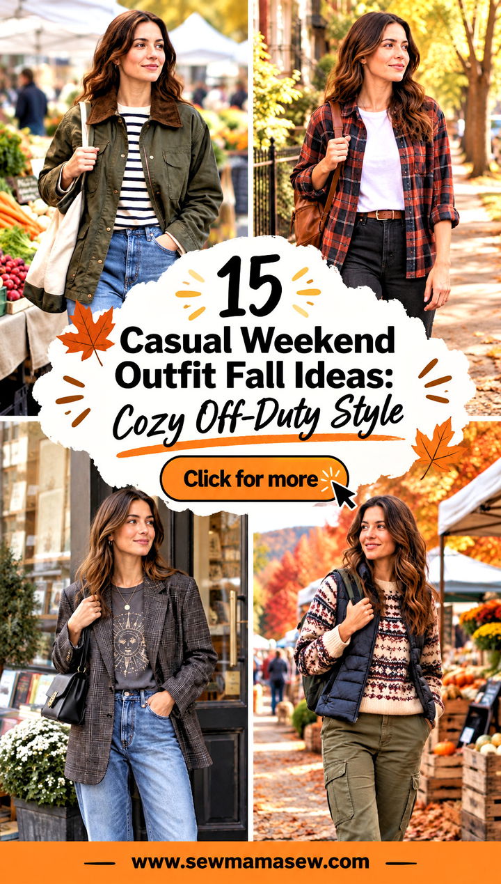 15 Casual Weekend Outfit Fall Ideas Cozy Off-Duty Style - 15 Casual Weekend Outfit Fall Ideas: Cozy Off-Duty Style