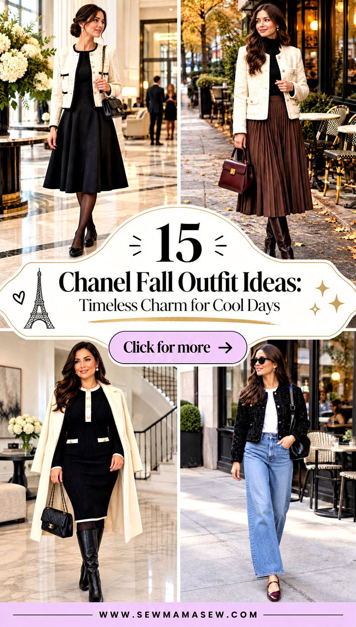 15 Chanel Fall Outfit Ideas Timeless Charm for Cool Days - 15 Chanel Fall Outfit Ideas: Timeless Charm for Cool Days