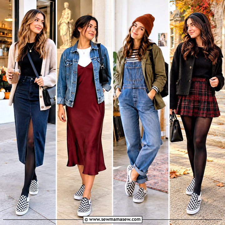 15 Checkered Vans Outfit Fall Ideas: Cool Campus Style Inspo