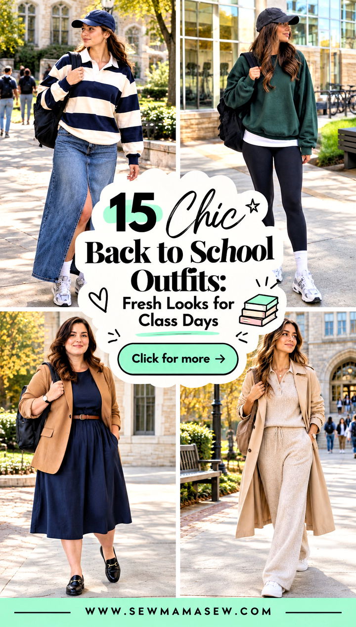 15 Chic Back to School Outfits Fresh Looks for Class Days - 15 Chic Back to School Outfits: Fresh Looks for Class Days
