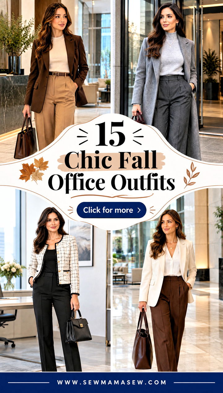 15 Chic Fall Office Outfits Polished Looks for Busy Workdays - 15 Chic Fall Office Outfits: Polished Looks for Busy Workdays
