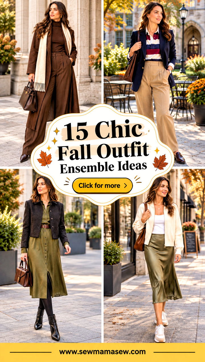 15 Chic Fall Outfit Ensemble Ideas Easy Layers for Cool Days - 15 Chic Fall Outfit Ensemble Ideas: Easy Layers for Cool Days