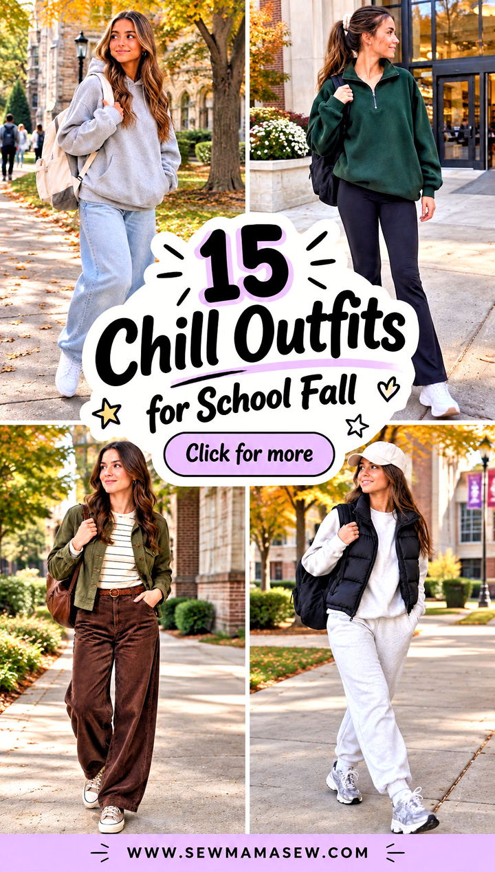 15 Chill Outfits for School Fall Cozy Looks for Class Days - 15 Chill Outfits for School Fall: Cozy Looks for Class Days