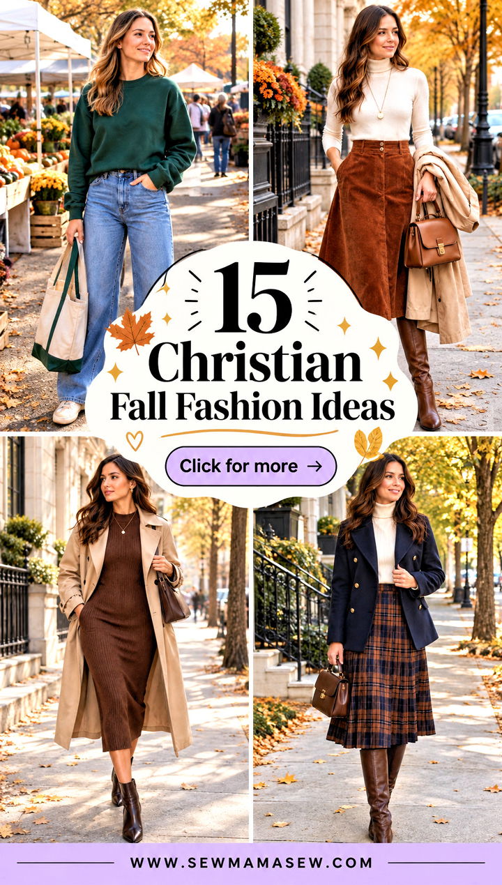 15 Christian Fall Fashion Ideas Cozy Modest Everyday Style - 15 Christian Fall Fashion Ideas: Cozy, Modest Everyday Style
