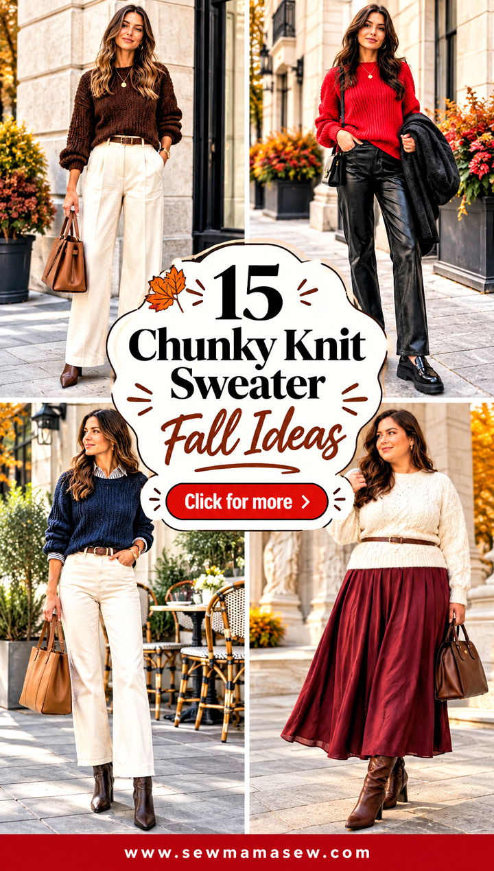 15 Chunky Knit Sweater Fall Ideas Cozy Looks for Crisp Days - 15 Chunky Knit Sweater Fall Ideas: Cozy Looks for Crisp Days