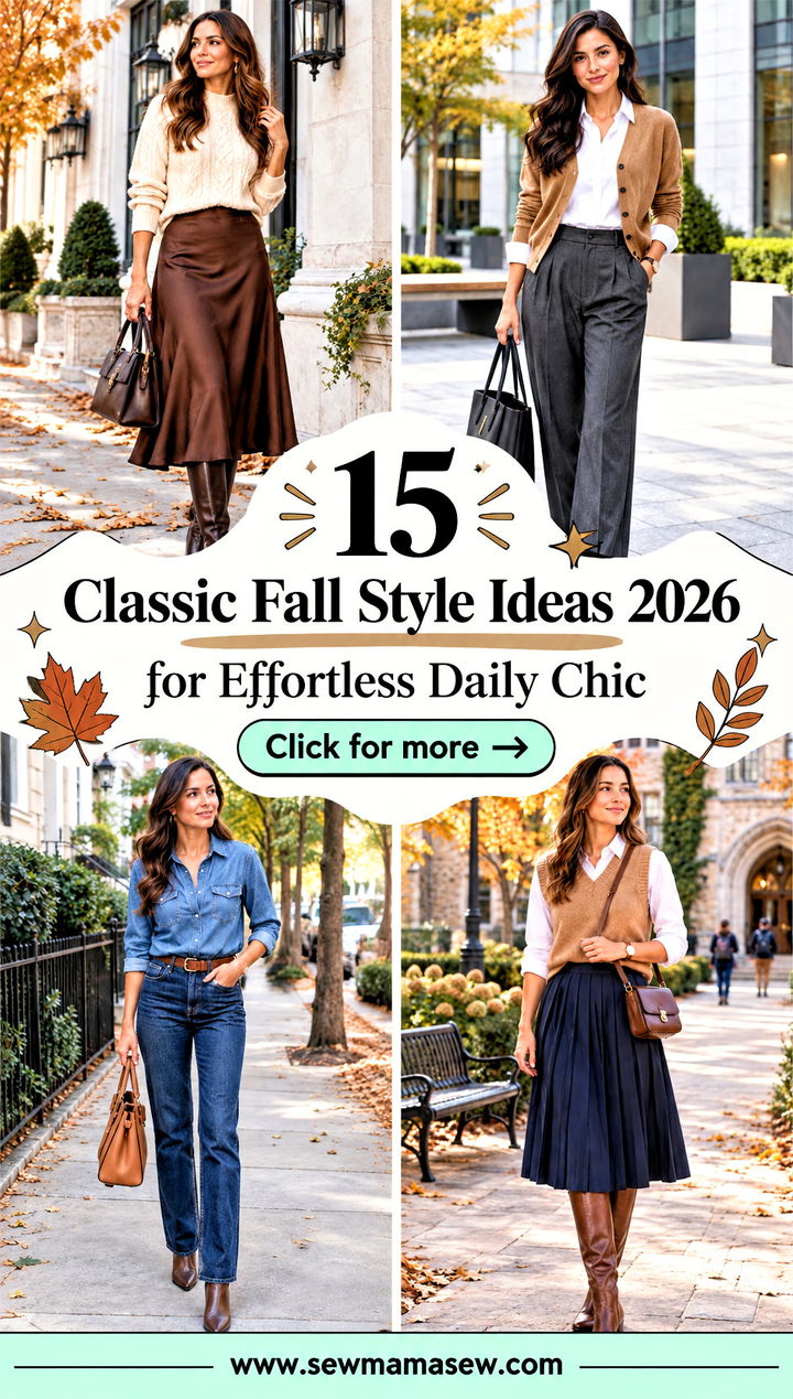 15 Classic Fall Style Ideas 2026 for Effortless Daily Chic - 15 Classic Fall Style Ideas 2026 for Effortless Daily Chic