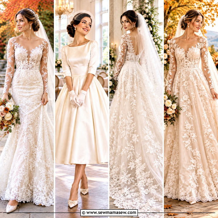 15 Classic Fall Wedding Dress Ideas for Timeless Romance