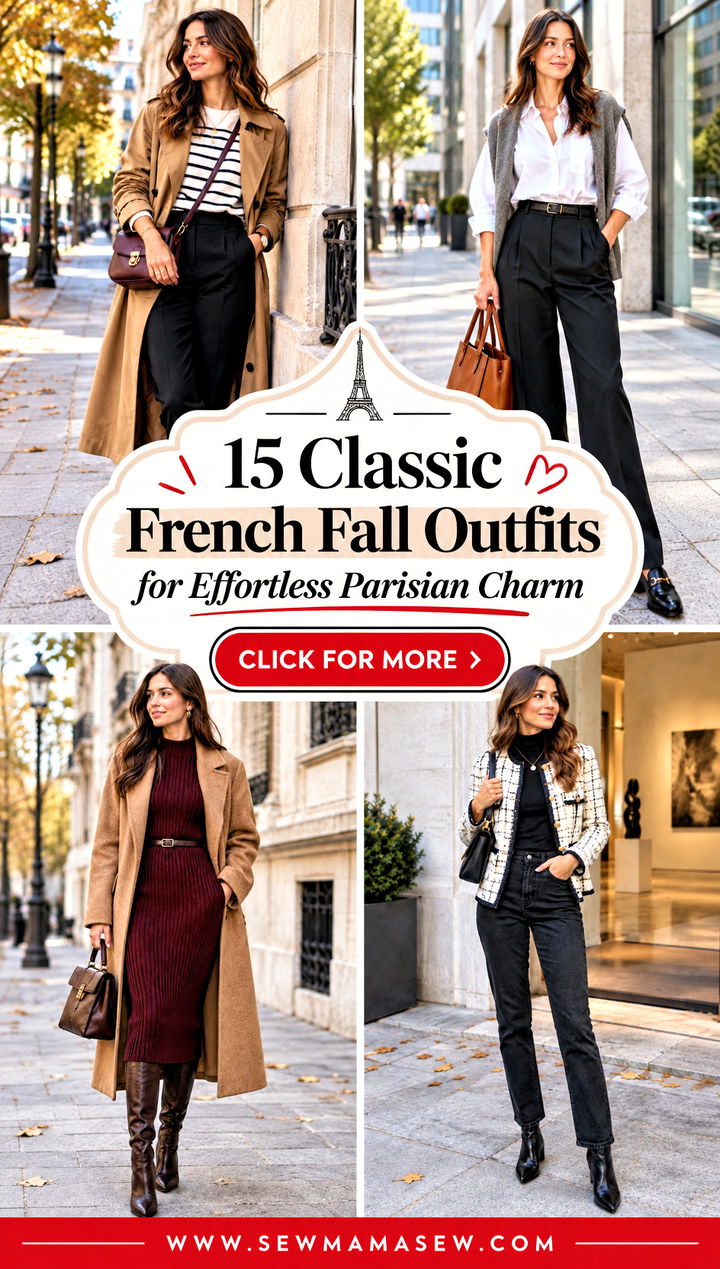 15 Classic French Fall Outfits for Effortless Parisian Charm - 15 Classic French Fall Outfits for Effortless Parisian Charm