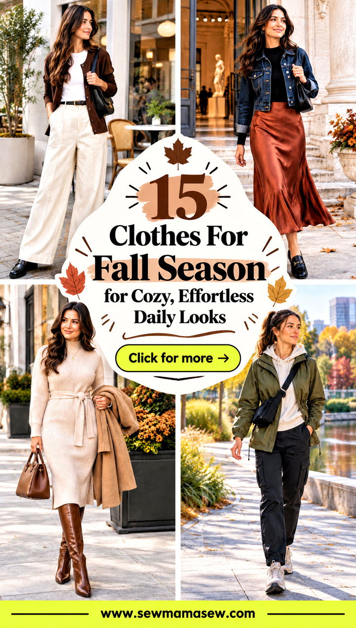 15 Clothes For Fall Season for Cozy Effortless Daily Looks - 15 Clothes For Fall Season for Cozy, Effortless Daily Looks