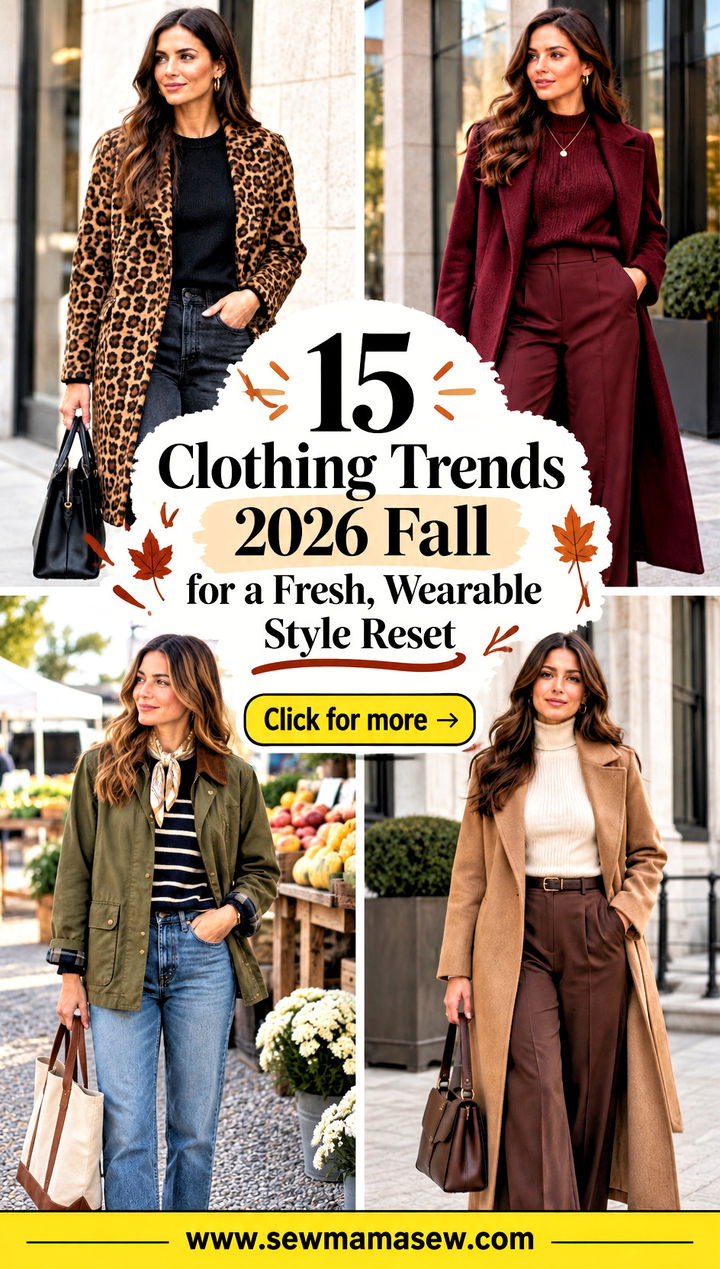 15 Clothing Trends 2026 Fall for a Fresh Wearable Style Reset - 15 Clothing Trends 2026 Fall for a Fresh, Wearable Style Reset