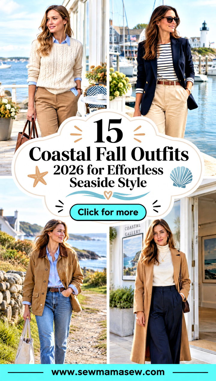 15 Coastal Fall Outfits 2026 for Effortless Seaside Style - 15 Coastal Fall Outfits 2026 for Effortless Seaside Style
