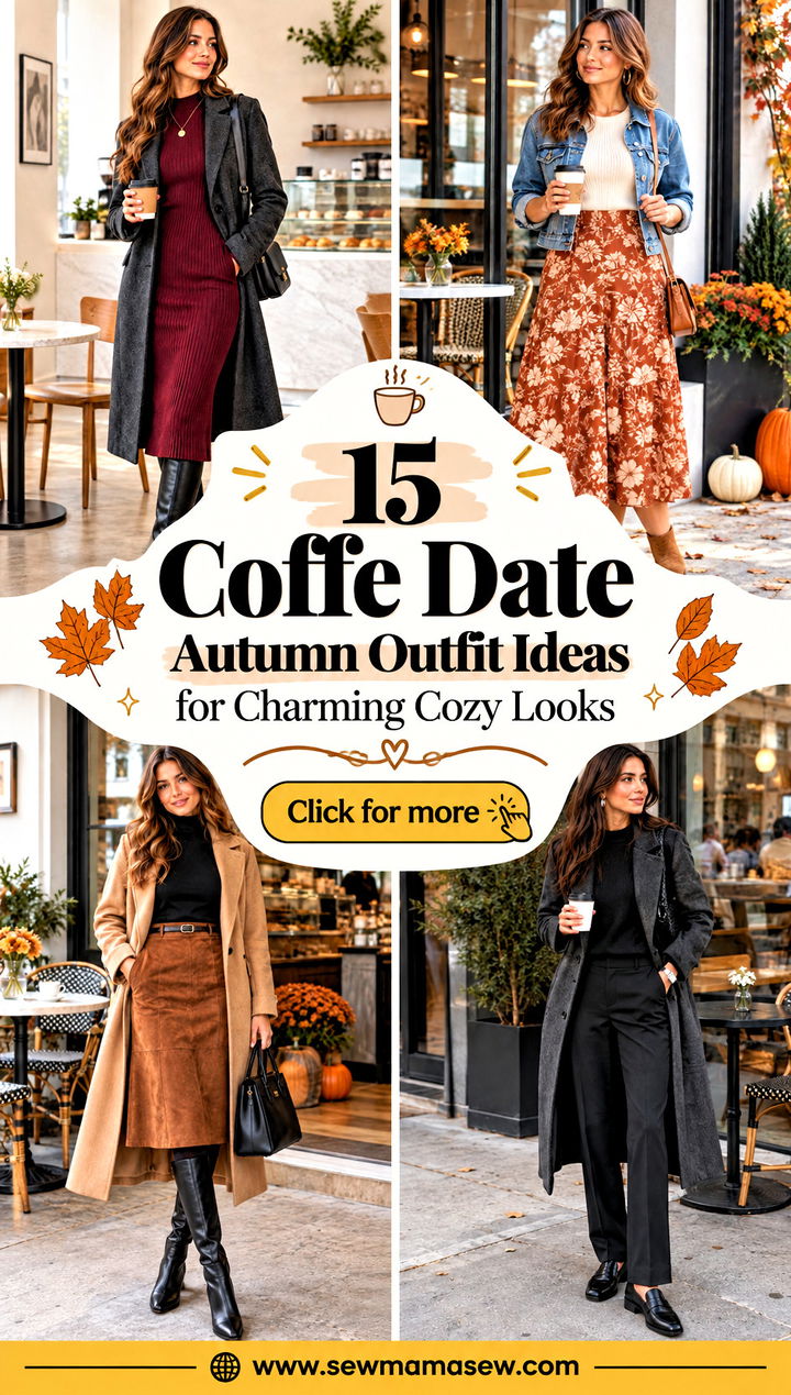 15 Coffe Date Autumn Outfit Ideas for Charming Cozy Looks - 15 Coffe Date Autumn Outfit Ideas for Charming Cozy Looks