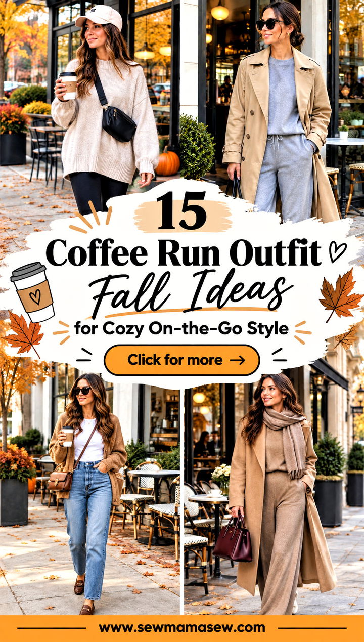 15 Coffee Run Outfit Fall Ideas for Cozy On-the-Go Style - 15 Coffee Run Outfit Fall Ideas for Cozy On-the-Go Style