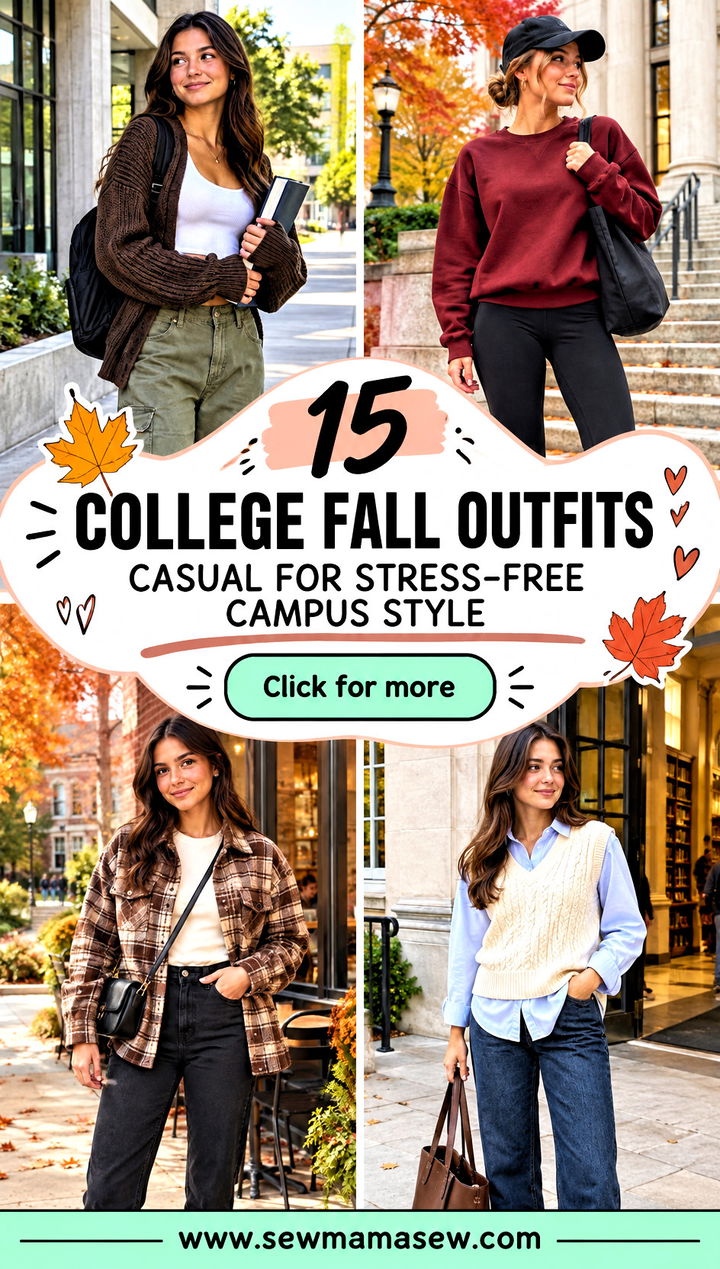 15 College Fall Outfits Casual for Stress-Free Campus Style - 15 College Fall Outfits Casual for Stress-Free Campus Style