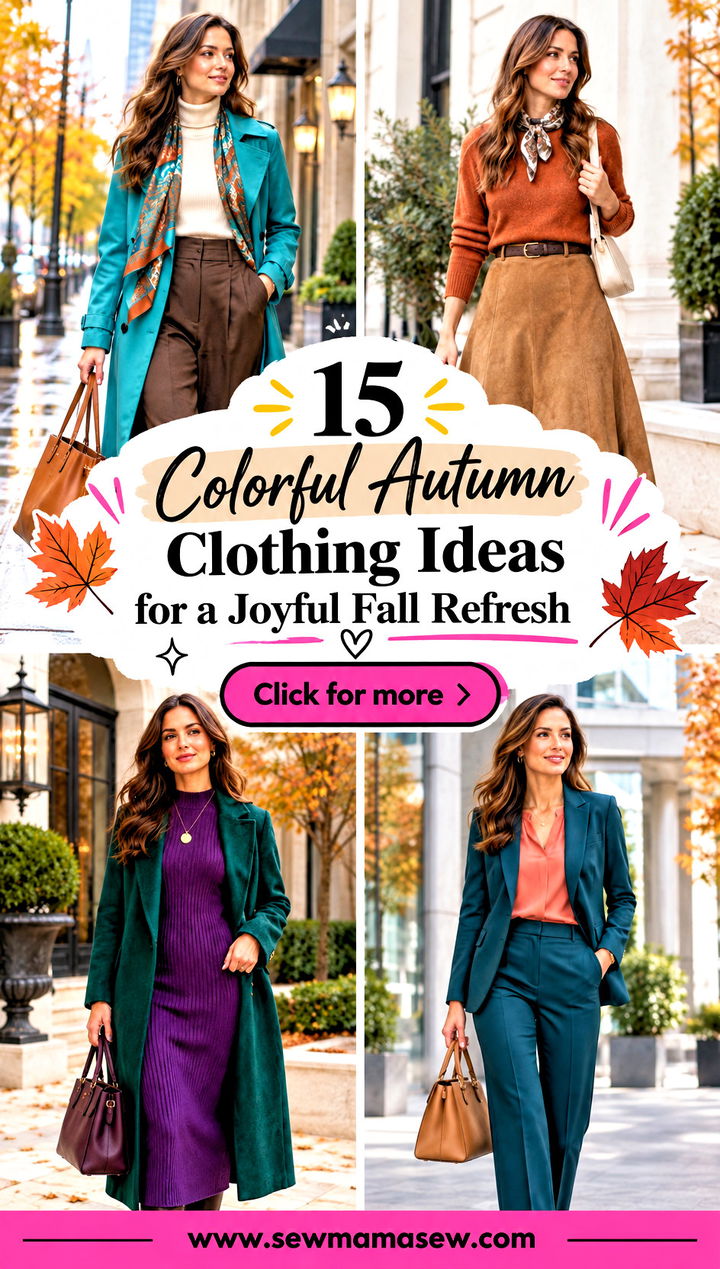 15 Colorful Autumn Clothing Ideas for a Joyful Fall Refresh - 15 Colorful Autumn Clothing Ideas for a Joyful Fall Refresh