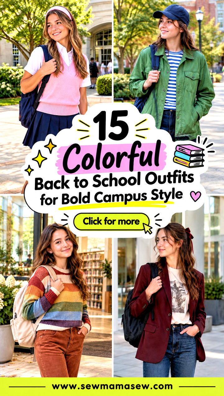 15 Colorful Back to School Outfits for Bold Campus Style - 15 Colorful Back to School Outfits for Bold Campus Style