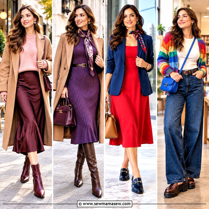 15 Colorful Fall Fashion Ensemble Ideas for Bold Daily Looks
