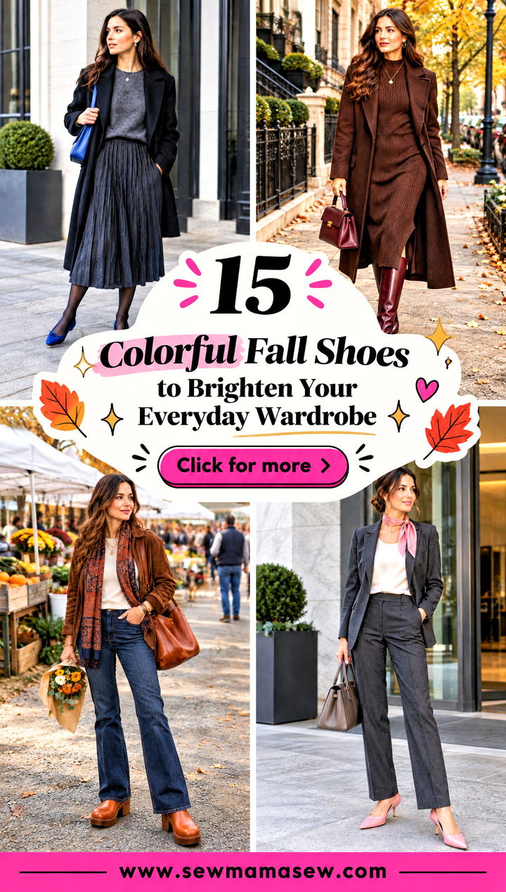 15 Colorful Fall Shoes to Brighten Your Everyday Wardrobe - 15 Colorful Fall Shoes to Brighten Your Everyday Wardrobe
