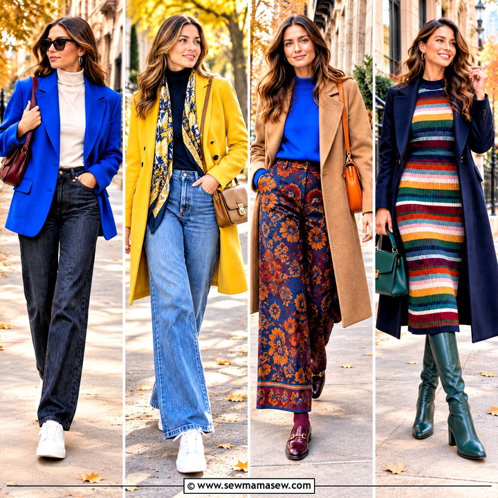 15 Colorful Fall Street Style Ideas for Bold Everyday Looks