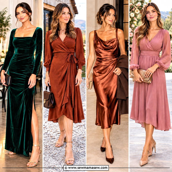 15 Colors to Wear to a Fall Wedding Ideas for Chic Guests