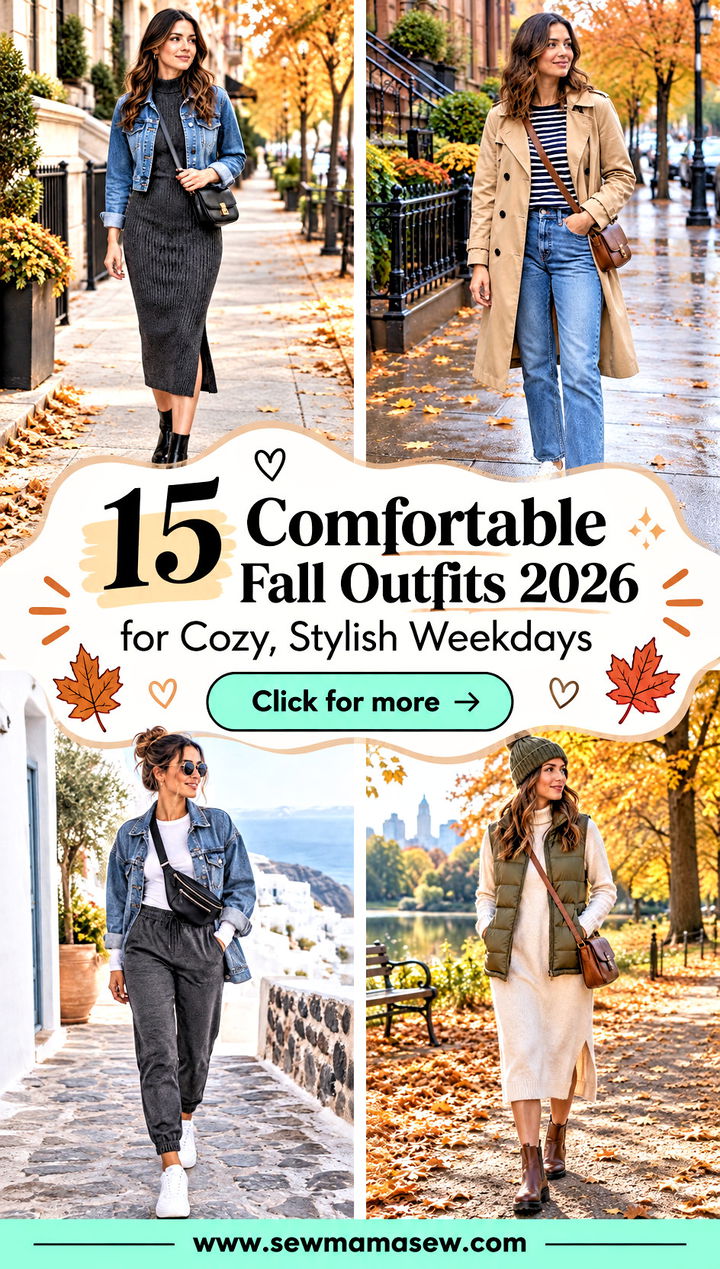 15 Comfortable Fall Outfits 2026 for Cozy Stylish Weekdays - 15 Comfortable Fall Outfits 2026 for Cozy, Stylish Weekdays