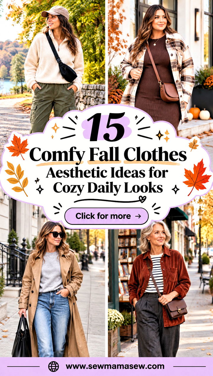 15 Comfy Fall Clothes Aesthetic Ideas for Cozy Daily Looks - 15 Comfy Fall Clothes Aesthetic Ideas for Cozy Daily Looks