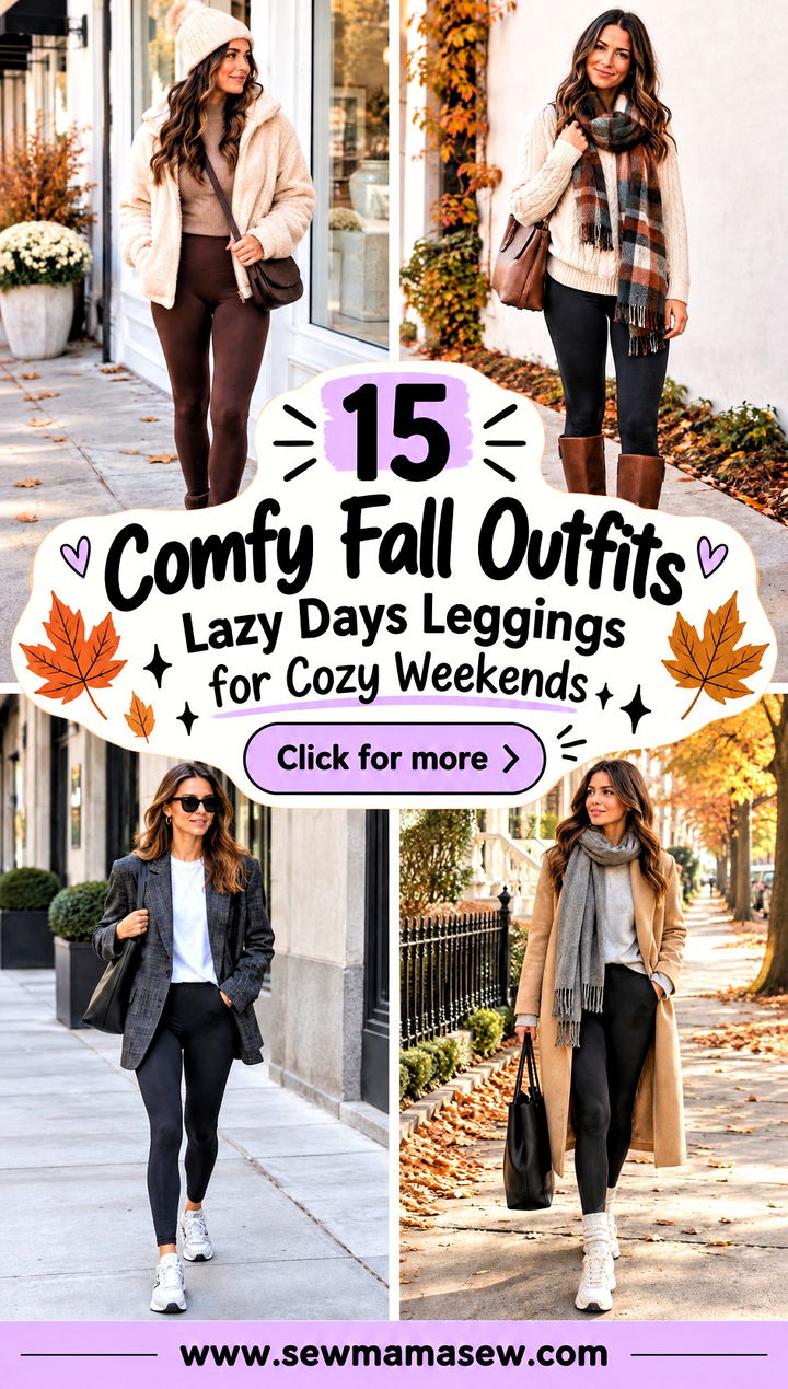 15 Comfy Fall Outfits Lazy Days Leggings for Cozy Weekends - 15 Comfy Fall Outfits Lazy Days Leggings for Cozy Weekends