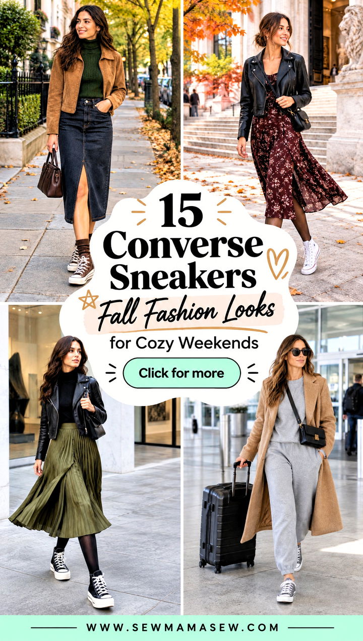 15 Converse Sneakers Fall Fashion Looks for Cozy Weekends - 15 Converse Sneakers Fall Fashion Looks for Cozy Weekends