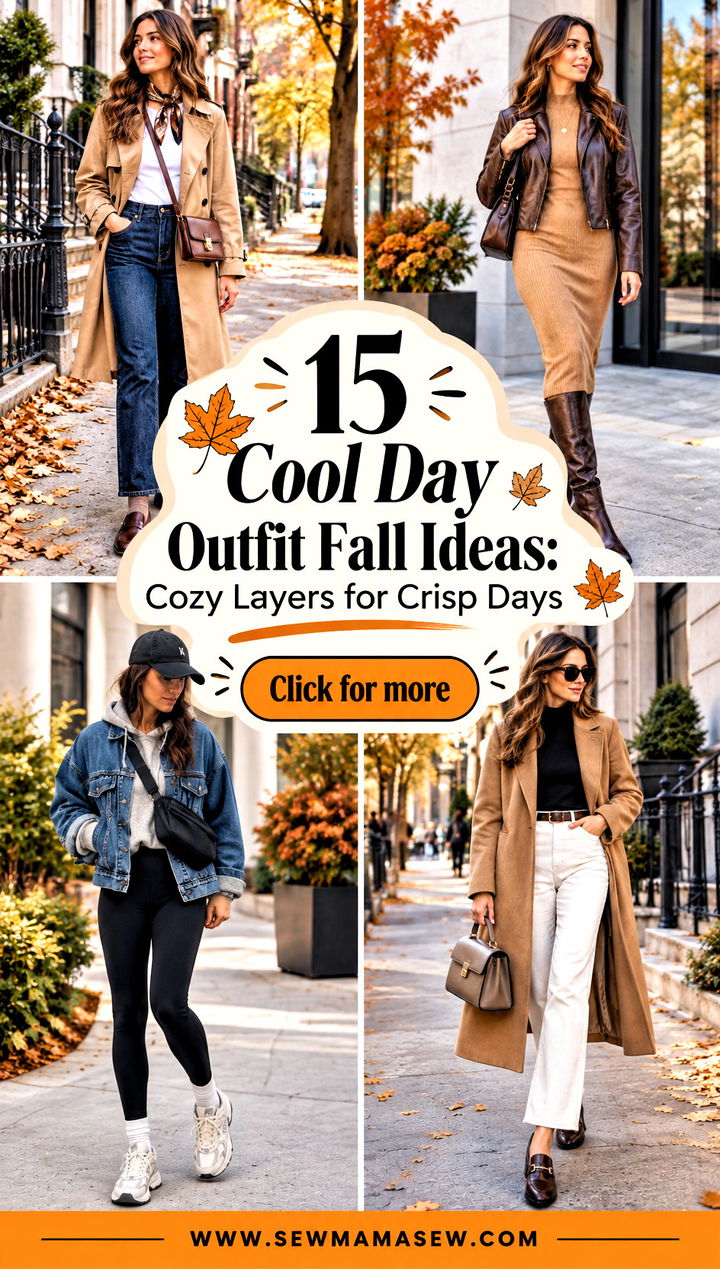 15 Cool Day Outfit Fall Ideas Cozy Layers for Crisp Days - 15 Cool Day Outfit Fall Ideas: Cozy Layers for Crisp Days