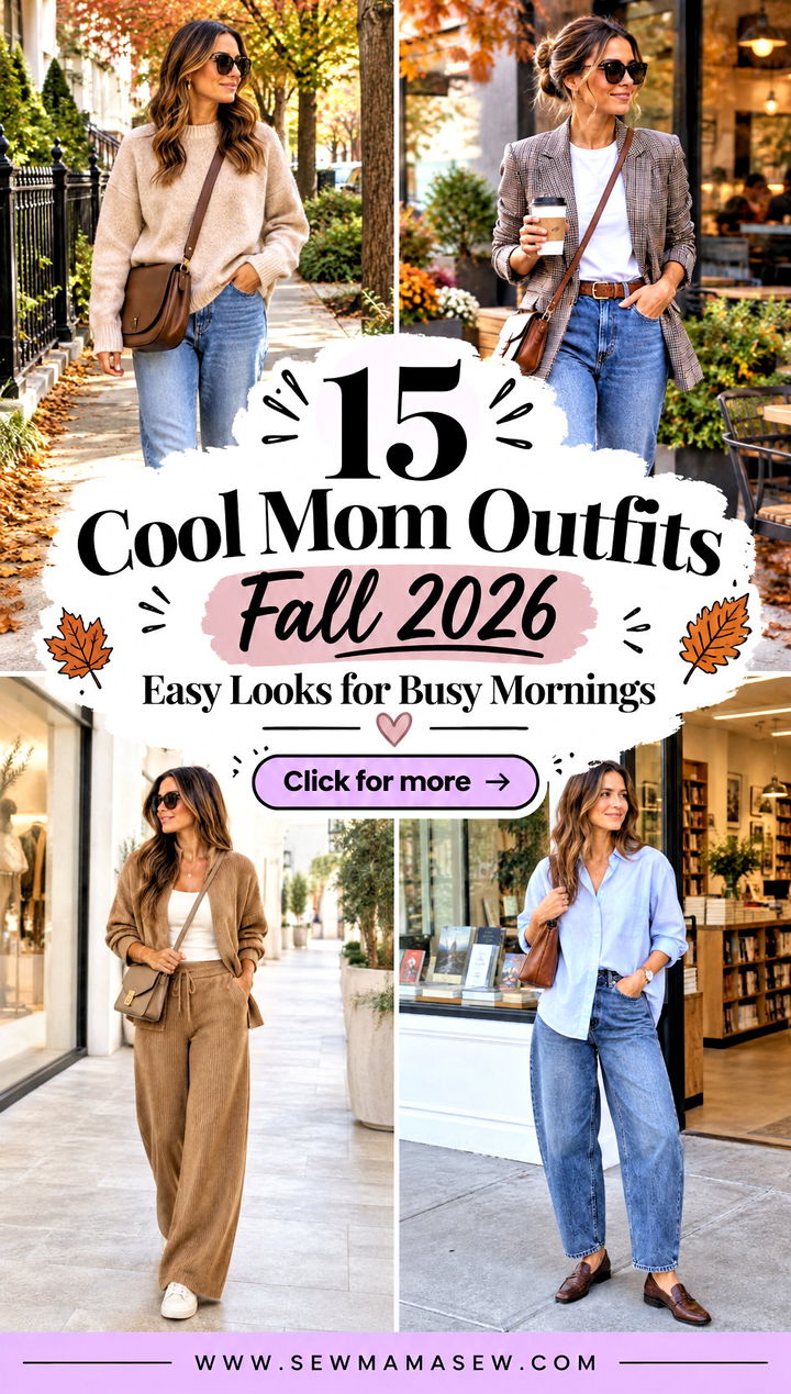 15 Cool Mom Outfits Fall 2026 Easy Looks for Busy Mornings - 15 Cool Mom Outfits Fall 2026: Easy Looks for Busy Mornings