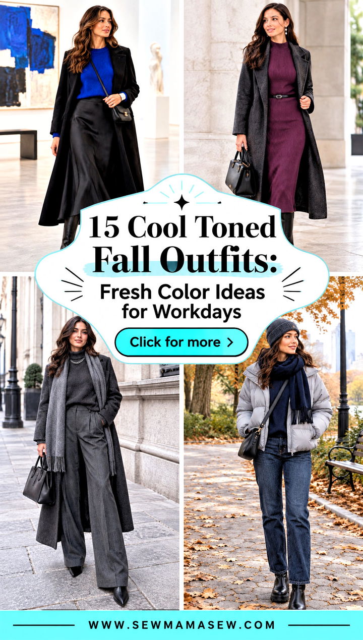 15 Cool Toned Fall Outfits Fresh Color Ideas for Workdays - 15 Cool Toned Fall Outfits: Fresh Color Ideas for Workdays