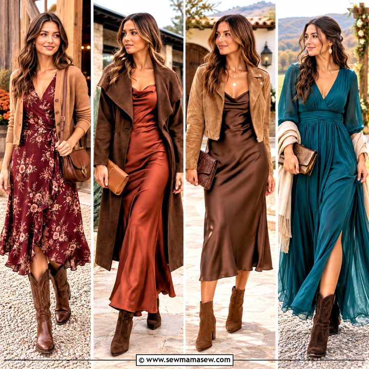 15 Country Fall Wedding Outfit Guest Ideas Rustic Elegance