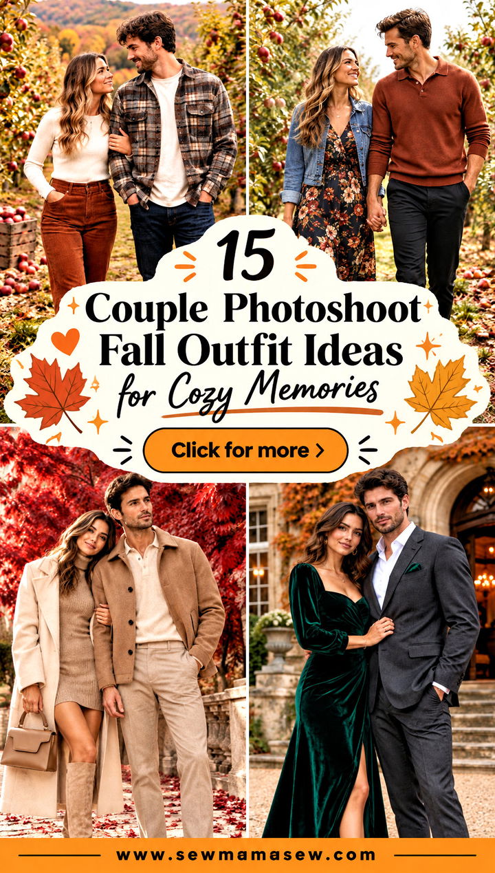 15 Couple Photoshoot Fall Outfit Ideas for Cozy Memories - 15 Couple Photoshoot Fall Outfit Ideas for Cozy Memories