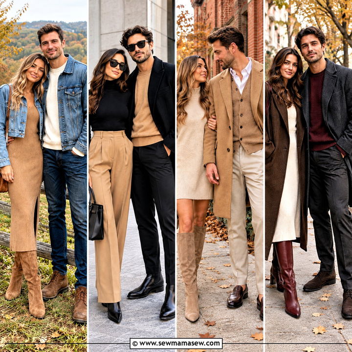 15 Couple Picture Outfit Ideas Fall: Charming Outdoor Looks