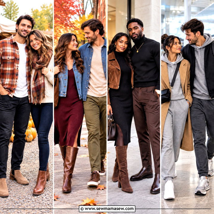 15 Couples Autumn Outfits for Effortlessly Charming Dates