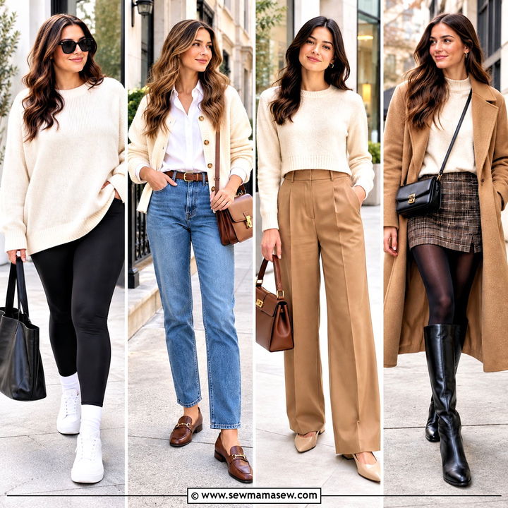 15 Cozy Cream Sweater Fall Fashion Ideas for Weekend Looks