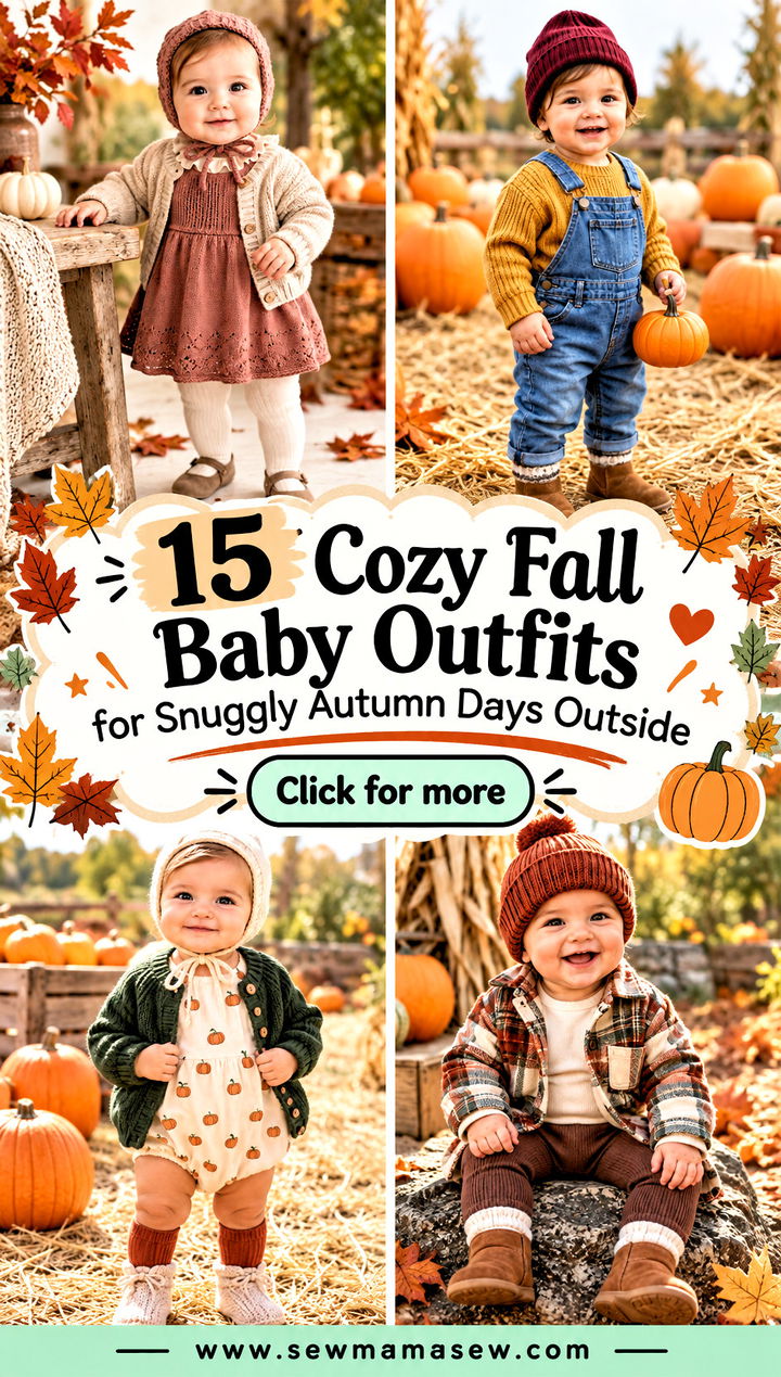 15 Cozy Fall Baby Outfits for Snuggly Autumn Days Outside - 15 Cozy Fall Baby Outfits for Snuggly Autumn Days Outside