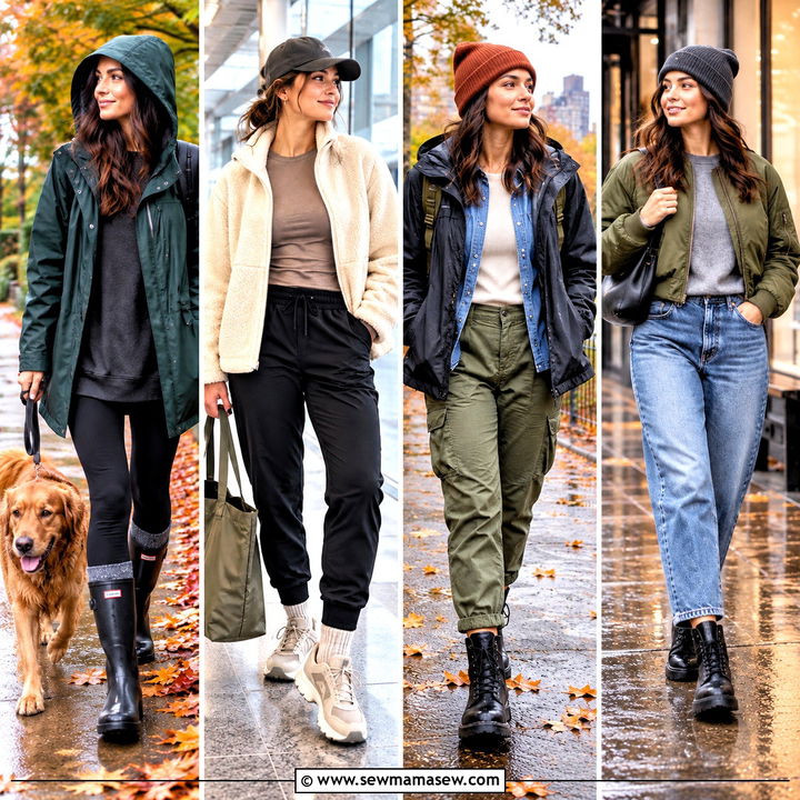 15 Cozy Fall Outfits Casual Rainy Day: Comfy Layering Tips