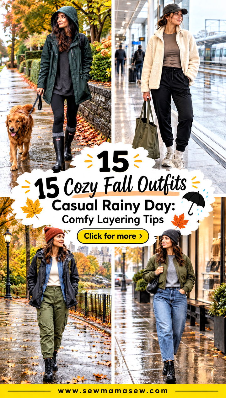 15 Cozy Fall Outfits Casual Rainy Day Comfy Layering Tips - 15 Cozy Fall Outfits Casual Rainy Day: Comfy Layering Tips