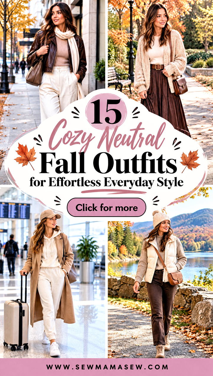15 Cozy Neutral Fall Outfits for Effortless Everyday Style - 15 Cozy Neutral Fall Outfits for Effortless Everyday Style