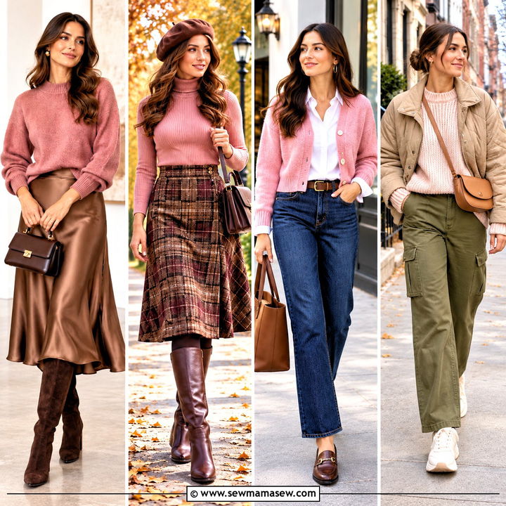 15 Cozy Pink Sweater Fall Style Ideas for Charming Layers
