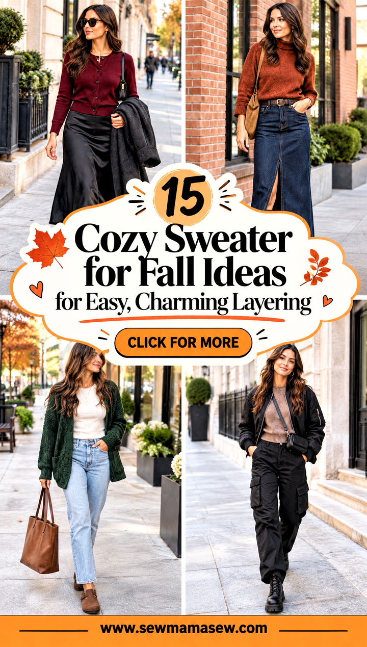 15 Cozy Sweater for Fall Ideas for Easy Charming Layering - 15 Cozy Sweater for Fall Ideas for Easy, Charming Layering